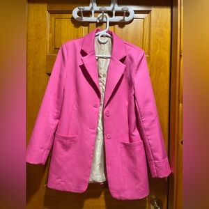 Oversized Pink Blazer